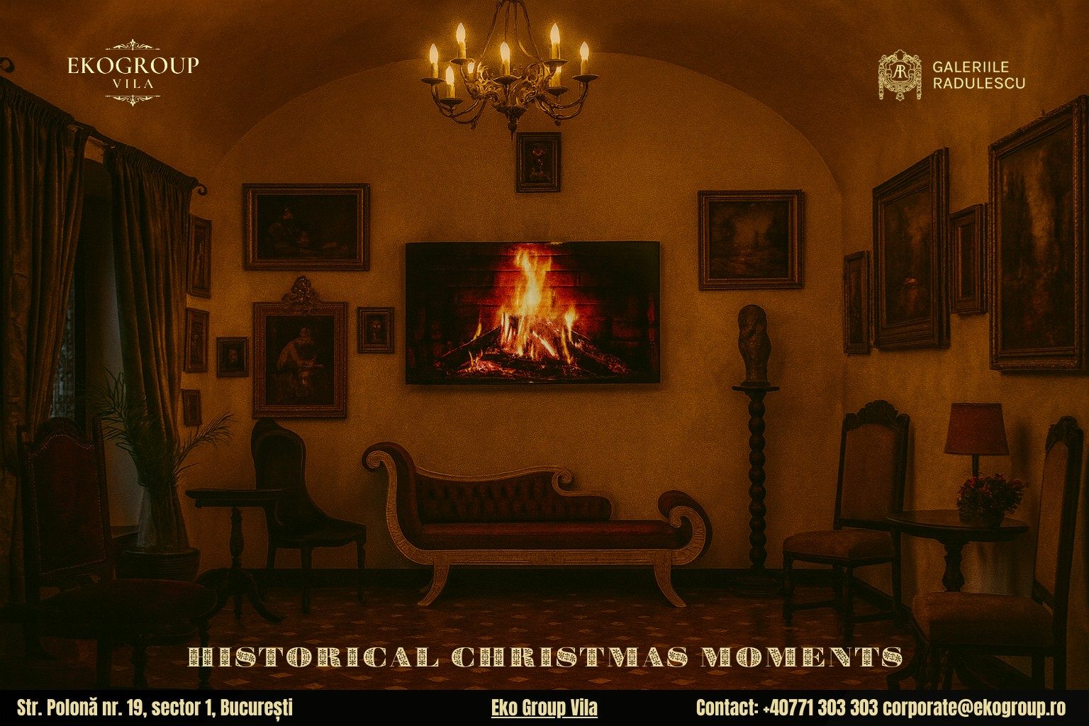 Obiceiuri de iarnă din Bucureștiul interbelic, reînviate la expoziția Crăciunul anilor ’30 de la Eko Group Vila